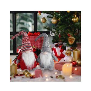 Christmas Gnome 19” Holiday Handmade Swedish Elf Christmas Indoor Decorations Gn